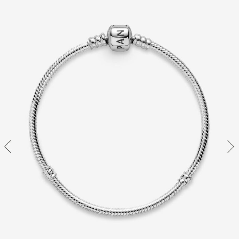 PANDORA Moments Snake Chain Charm Bracelet